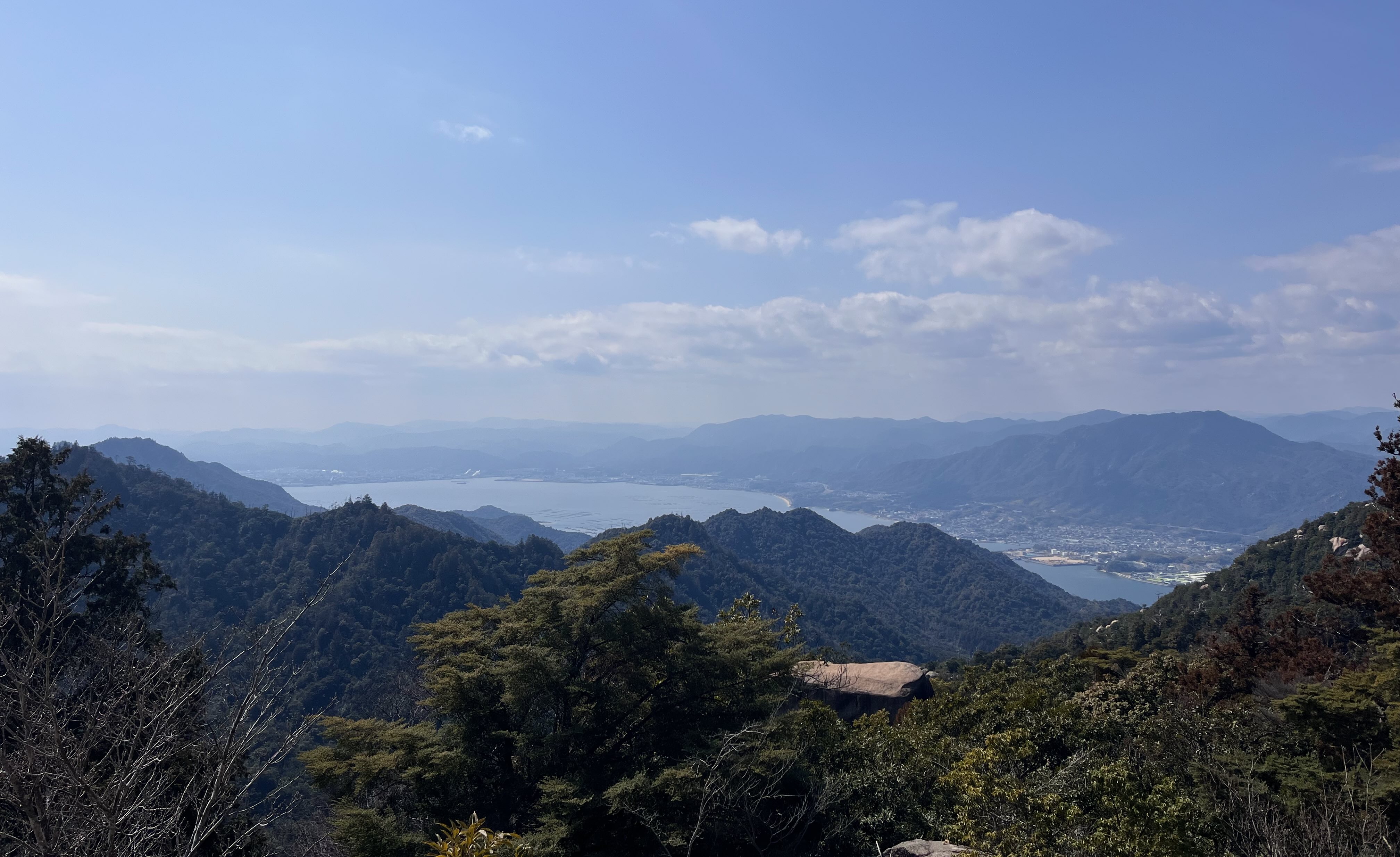 Vue sur la baie d'Hiroshima