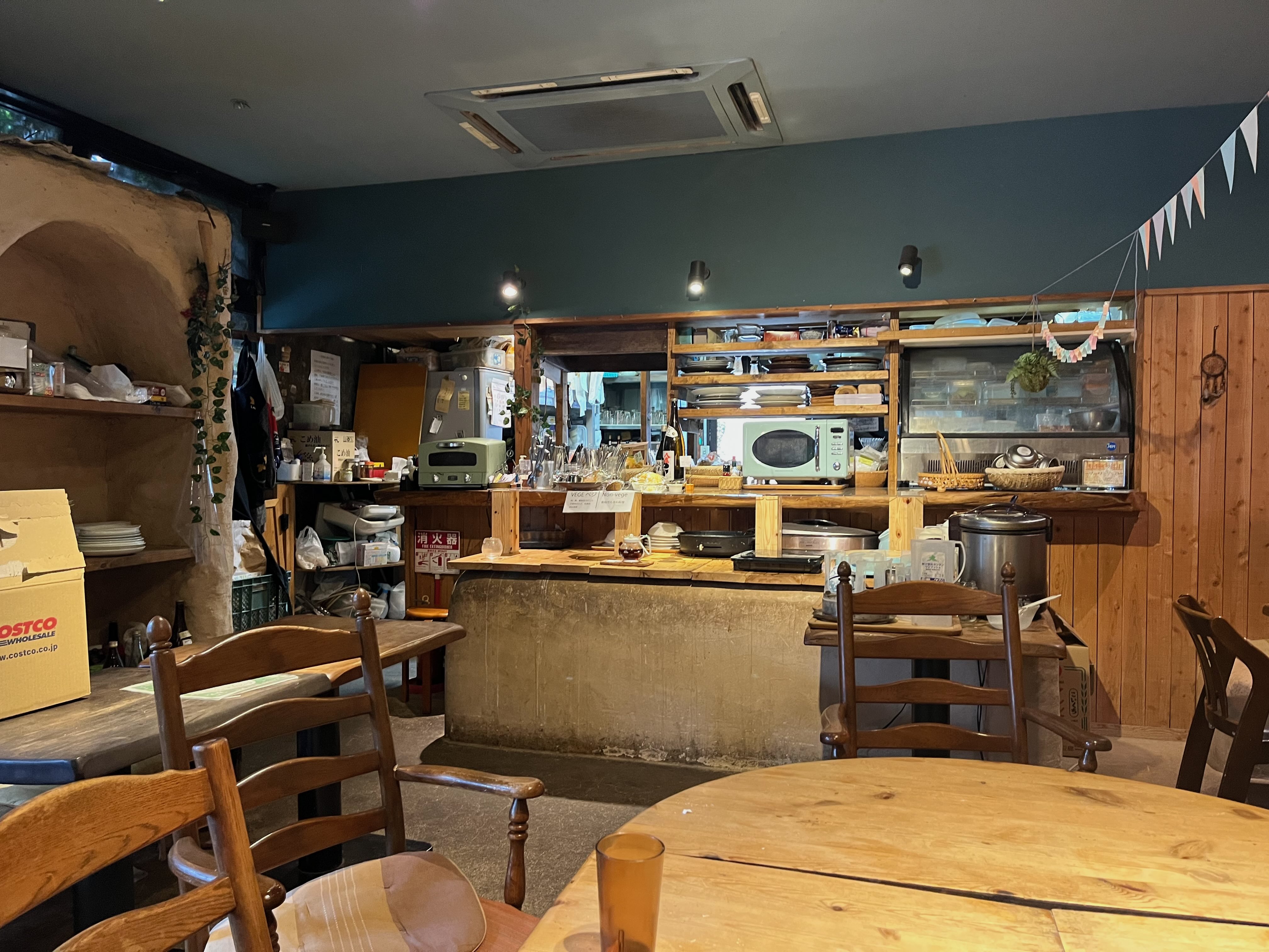 L'intérieur du Harappa Café